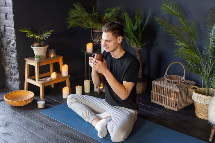 Ruhiger Meditationsraum